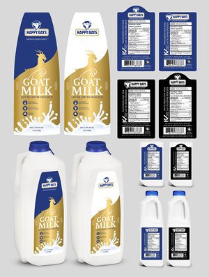 New label for our Whole Goat Milk