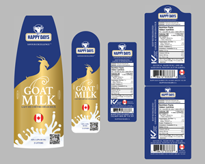 Label Design by Navisol Creatives for Happy Days Dairies Ltd. | Design: #33014334