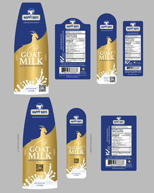 Label Design by Navisol Creatives for Happy Days Dairies Ltd. | Design: #33017916