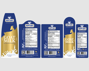 Label Design by Navisol Creatives for Happy Days Dairies Ltd. | Design: #33042665