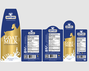 Label Design by Navisol Creatives for Happy Days Dairies Ltd. | Design: #33046592