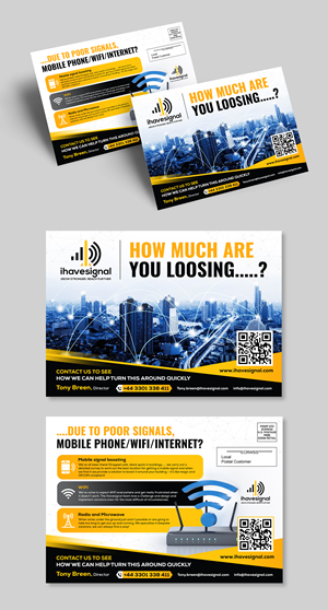 Design de Carte Postale par Sam.Art pour r2netsolutions | Design #33006890