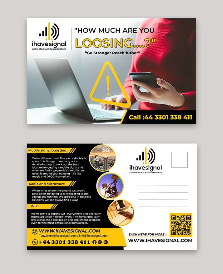 Postcard Design by chandrayaan.creative for r2netsolutions | Design #33004627