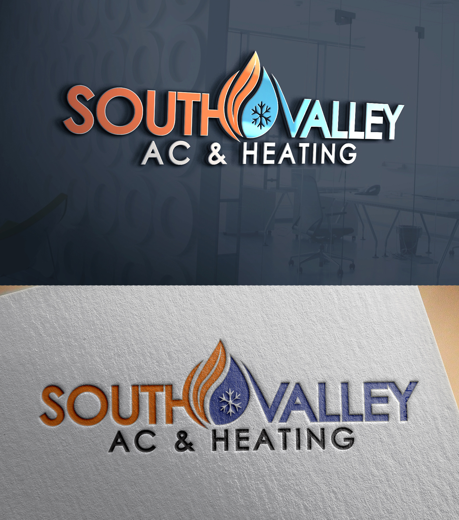 Design de Logo par 24ksunny pour South Valley AC & Heating  | Design : #33032803
