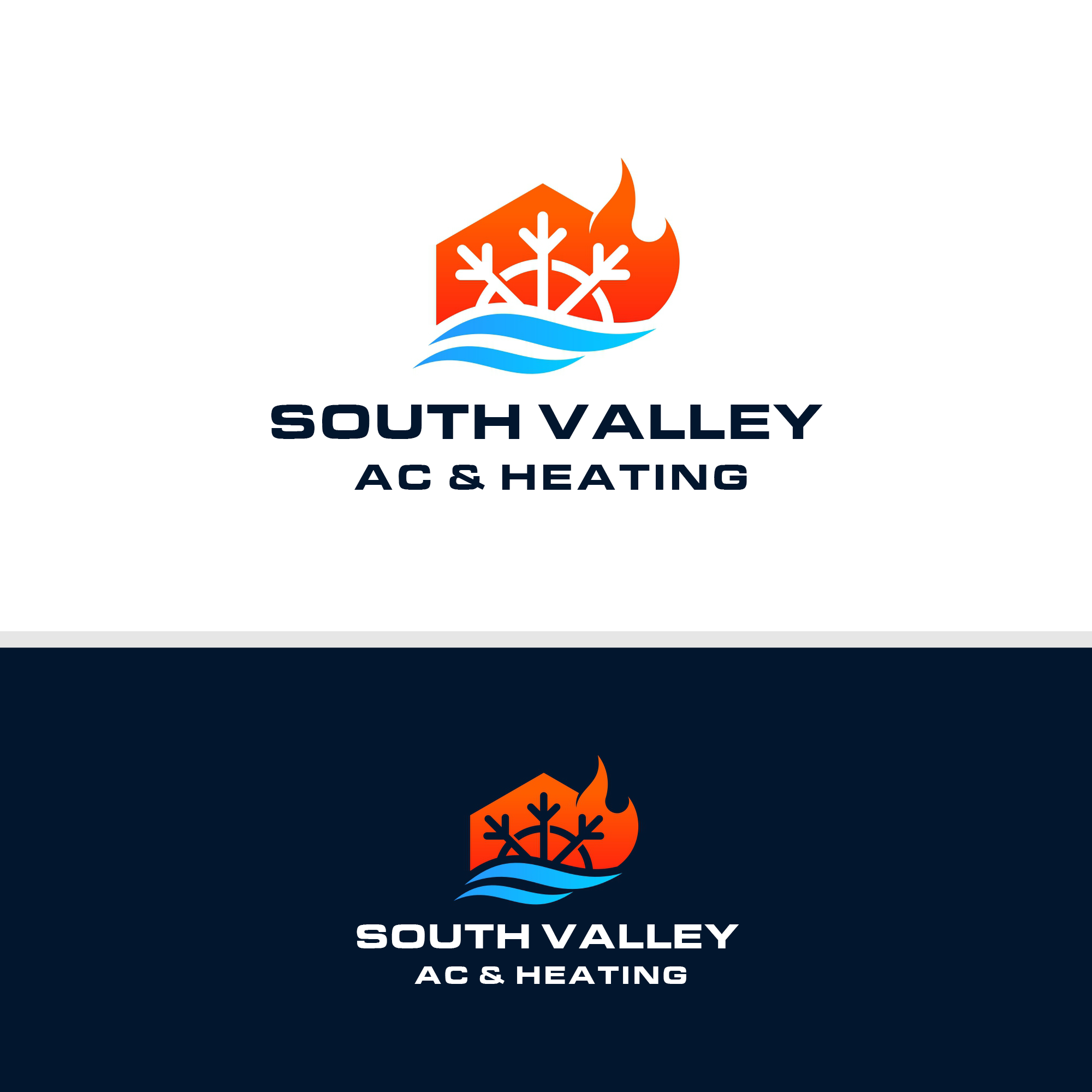 Diseño de Logo por AMBStudio para South Valley AC & Heating  | Diseño #33017345