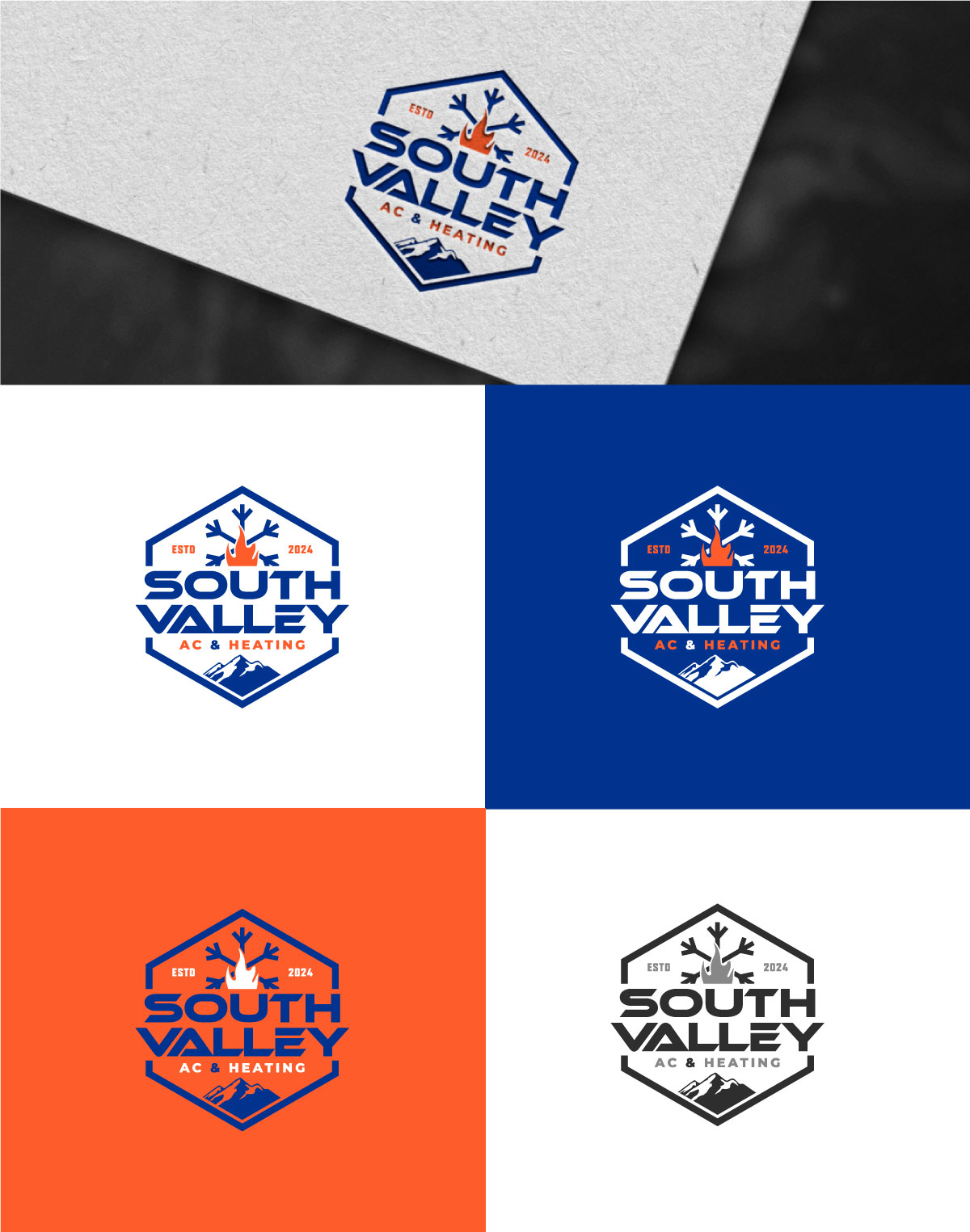 Diseño de Logo por jonkonrad para South Valley AC & Heating  | Diseño #33005394