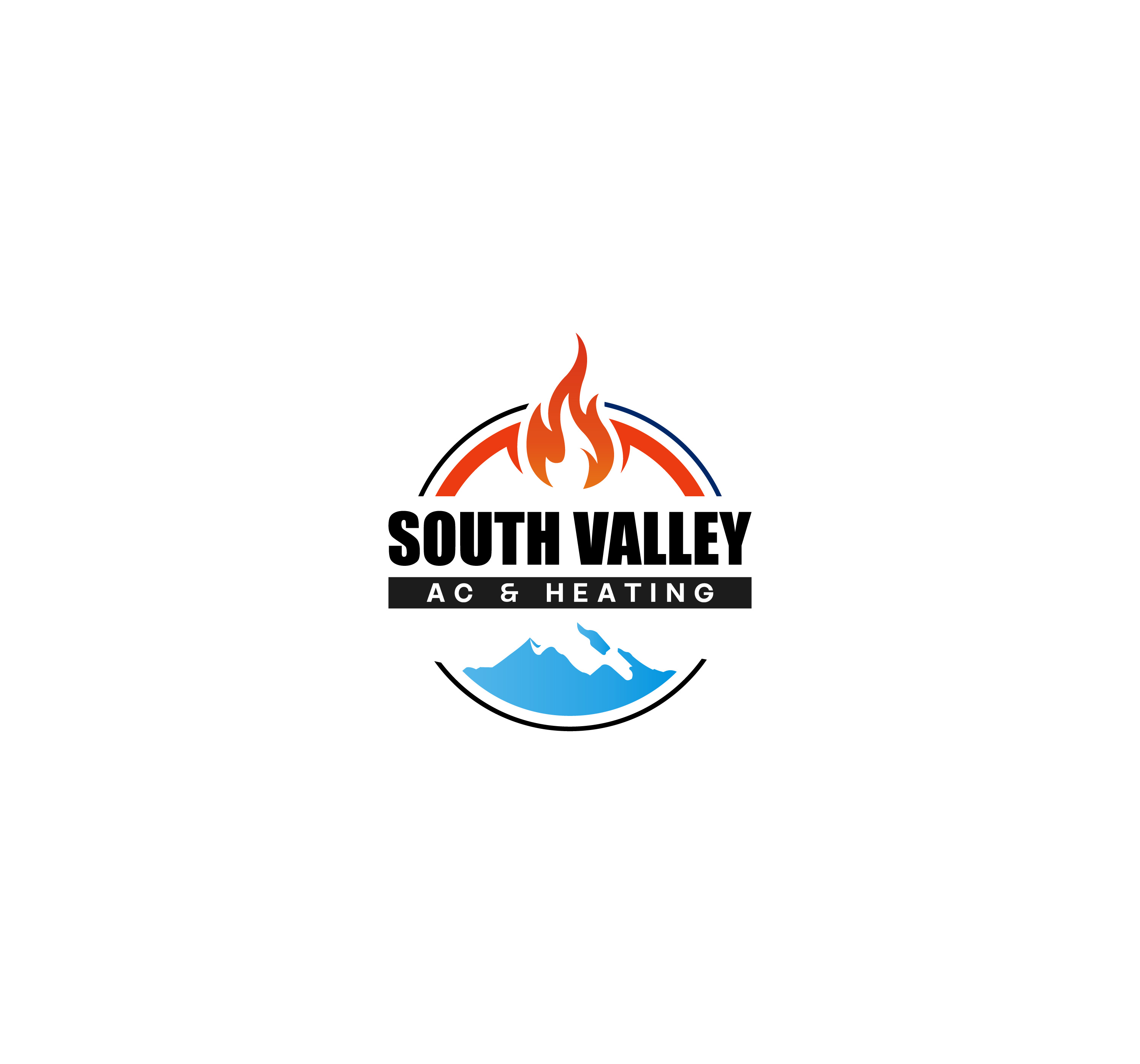 Diseño de Logo por mehedi.h para South Valley AC & Heating  | Diseño #33005177