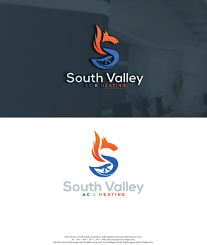 Logo Design by skart for South Valley AC & Heating  | Design: #33004773