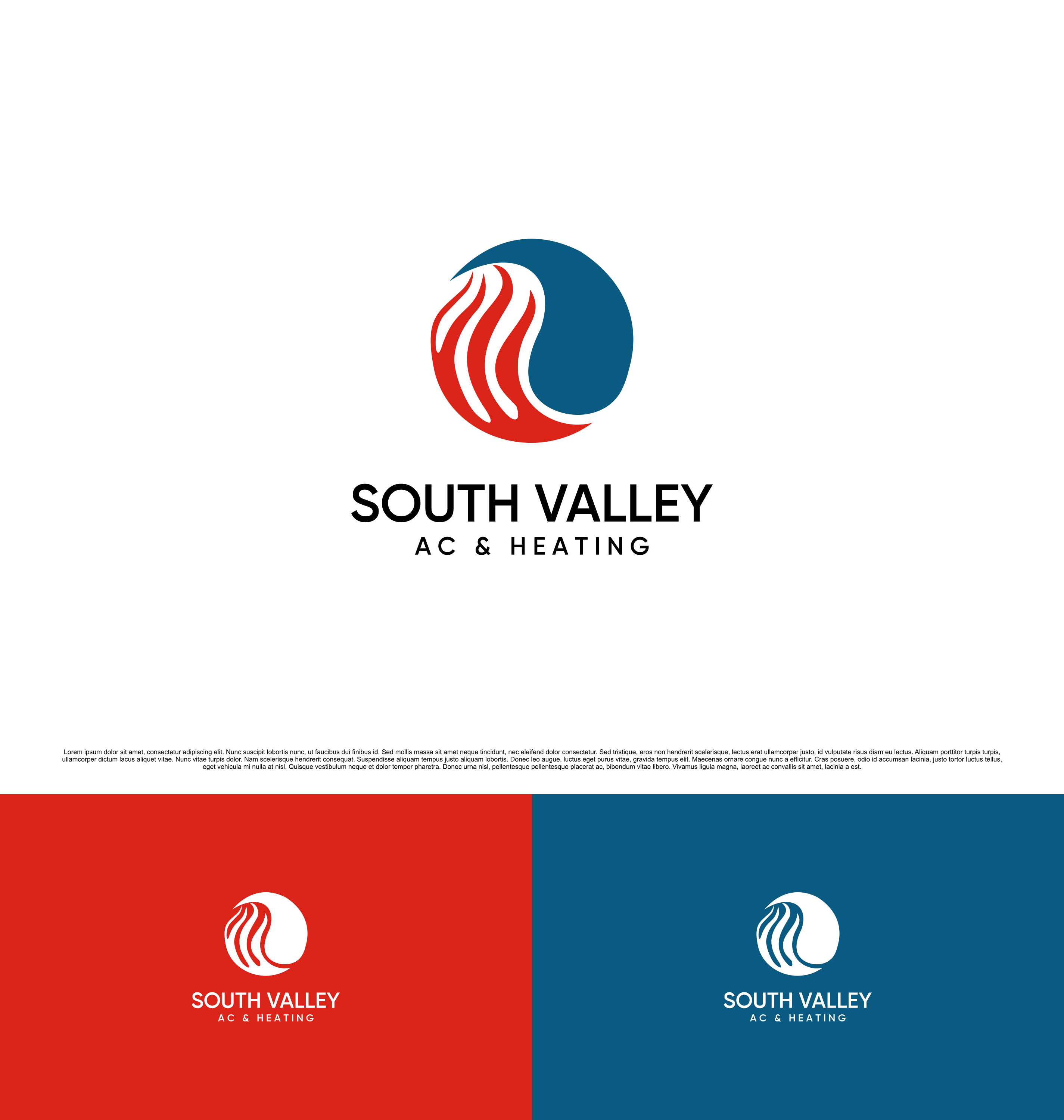 Logo Design by saesean for South Valley AC & Heating  | Design #33009081