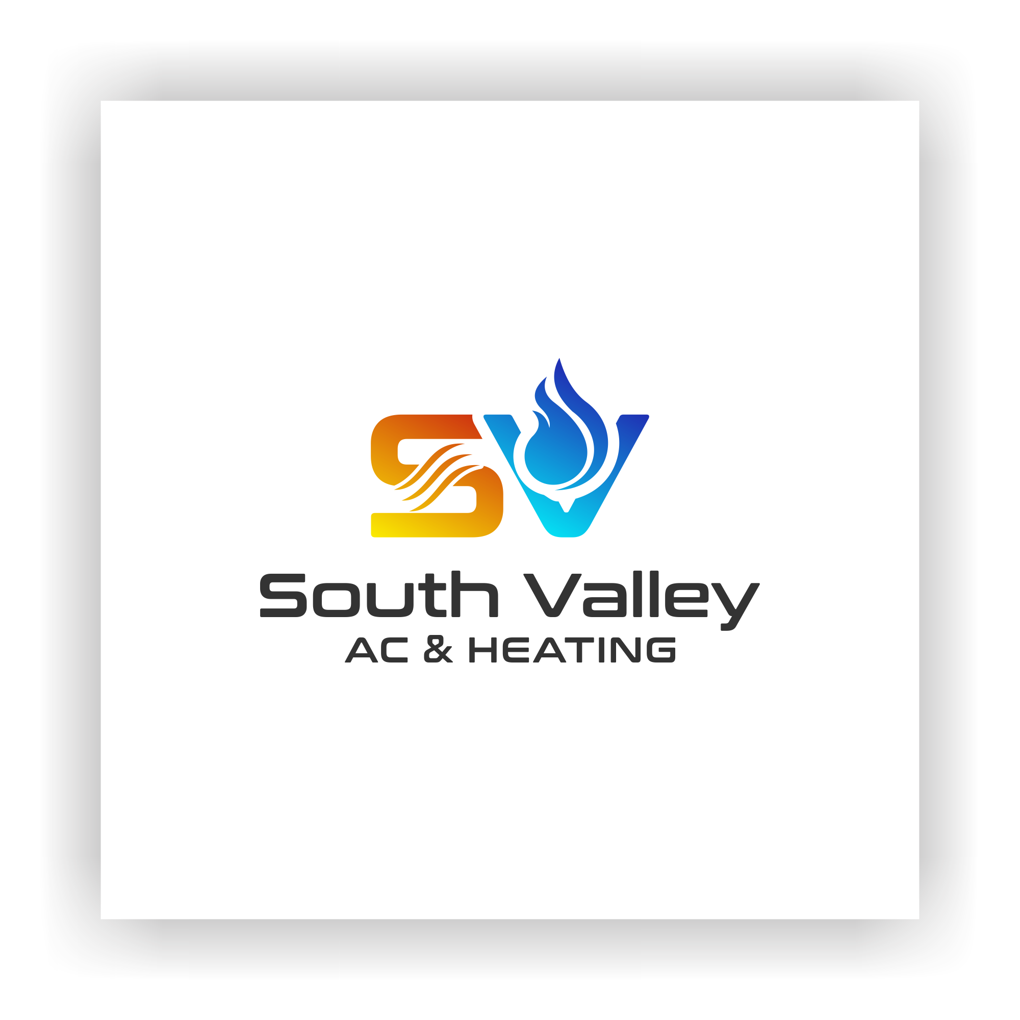 Logo Design by Al ma'thur™ for South Valley AC & Heating  | Design #33008825