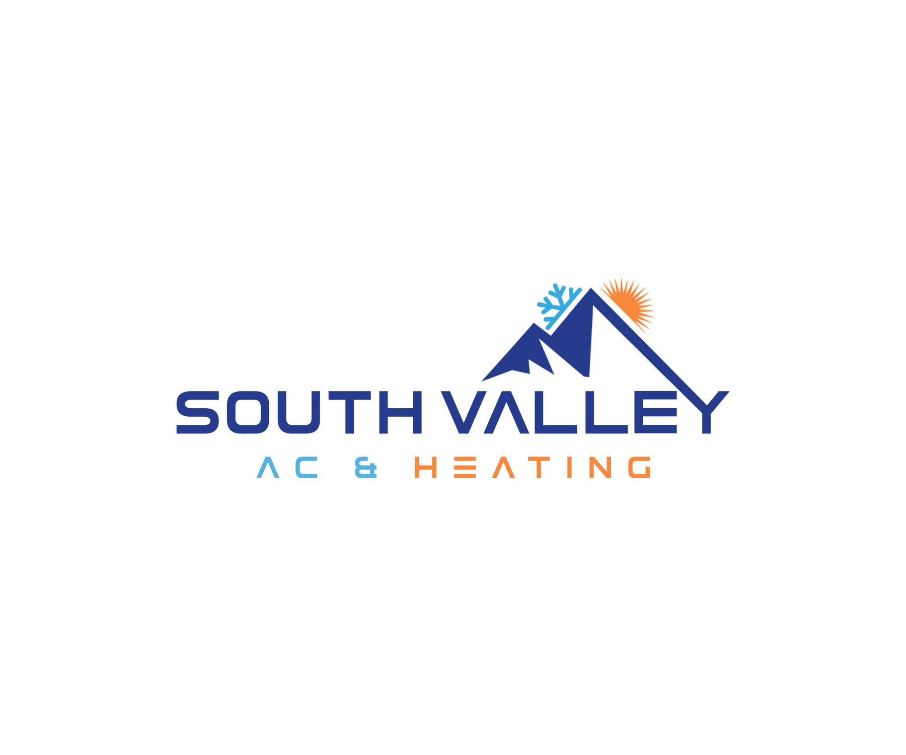 Logo Design by Sanjana Eti art for South Valley AC & Heating  | Design #33007288