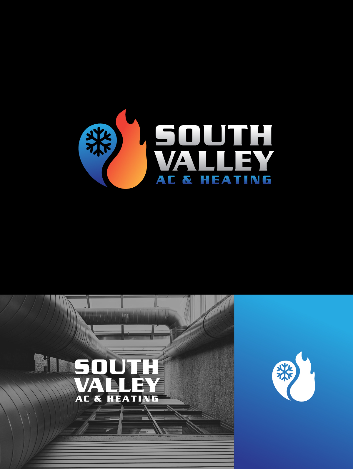 Logo Design by apik. for South Valley AC & Heating  | Design #33005352