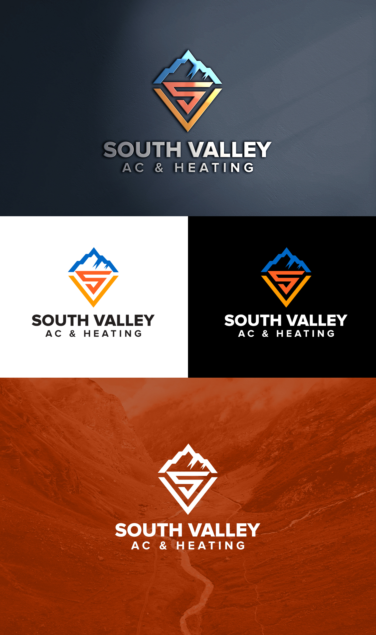 Logo Design by BehindSymbols for South Valley AC & Heating  | Design #33026415