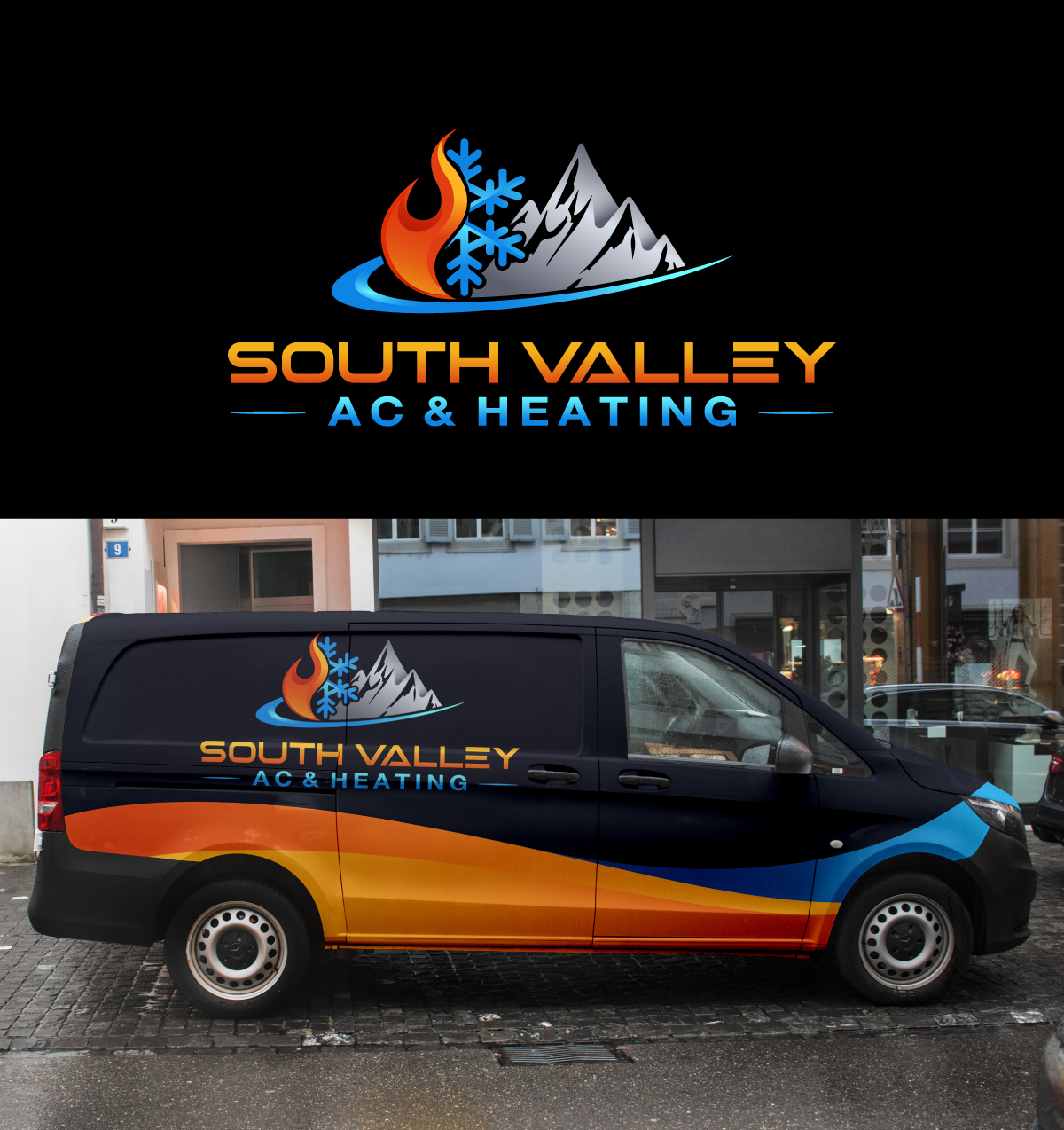 Logo Design by anico for South Valley AC & Heating  | Design #33006018