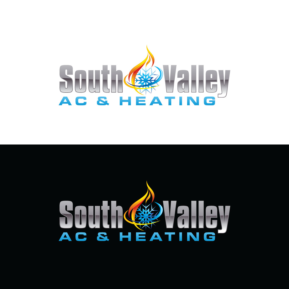 Logo Design by prodesigns99 for South Valley AC & Heating  | Design #33012479