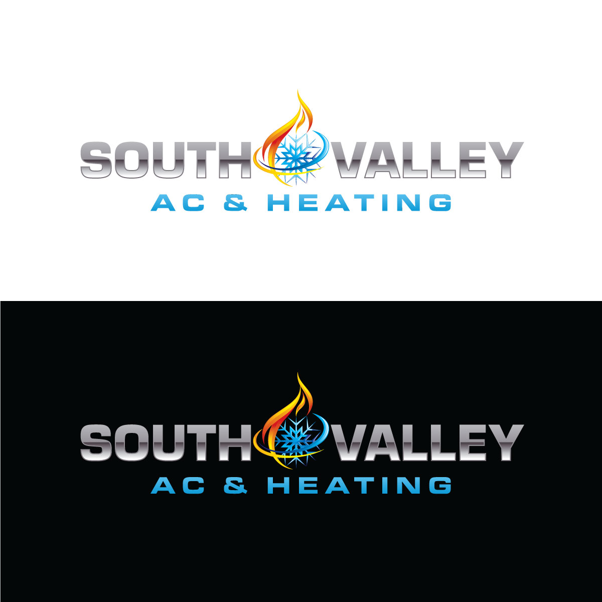Logo Design by prodesigns99 for South Valley AC & Heating  | Design #33012480