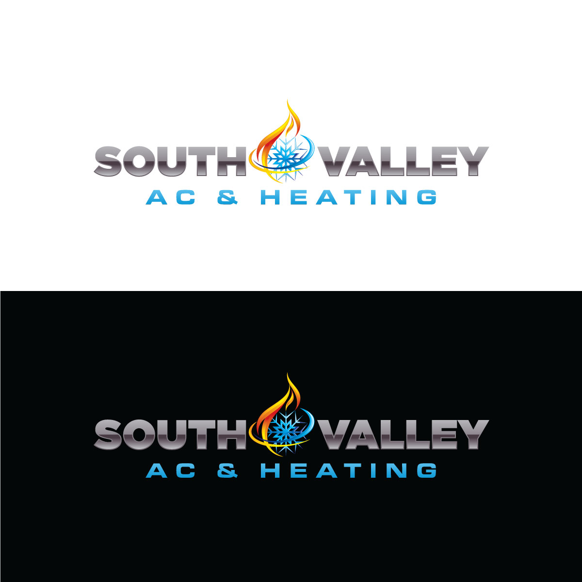 Logo Design by prodesigns99 for South Valley AC & Heating  | Design #33012482