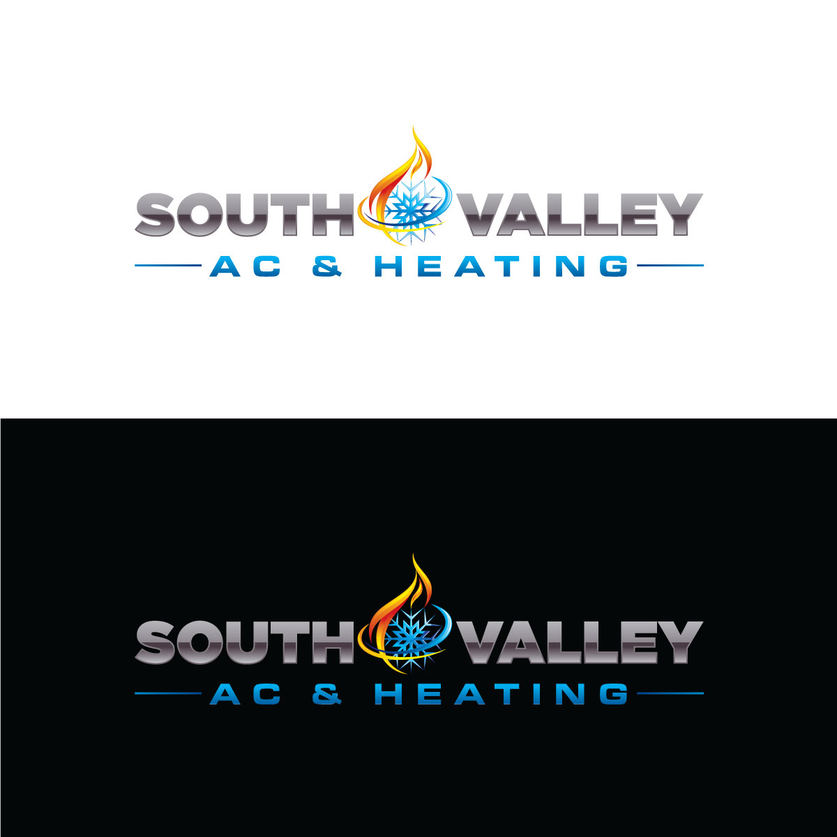 Logo Design by prodesigns99 for South Valley AC & Heating  | Design #33013604