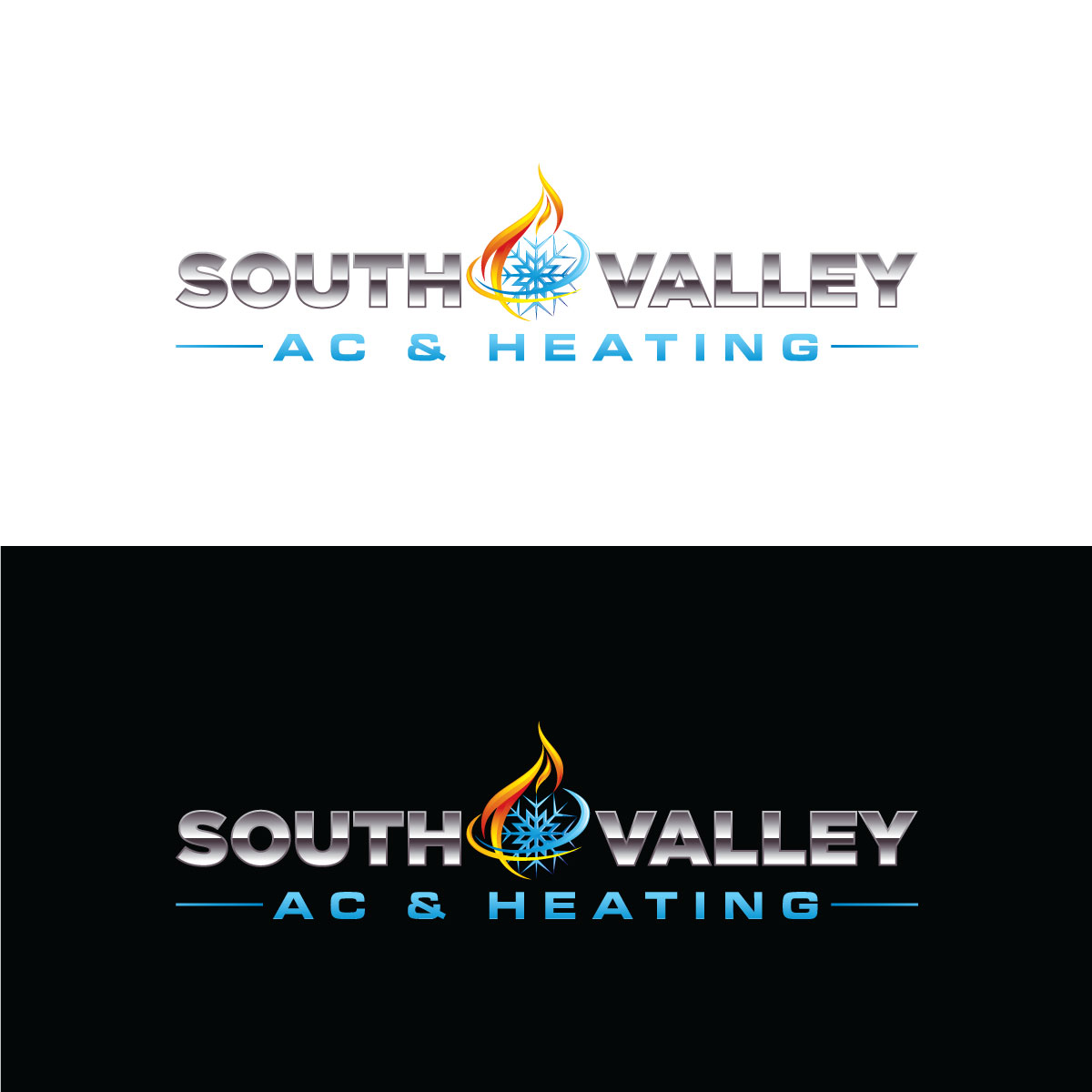Logo Design by prodesigns99 for South Valley AC & Heating  | Design #33013605