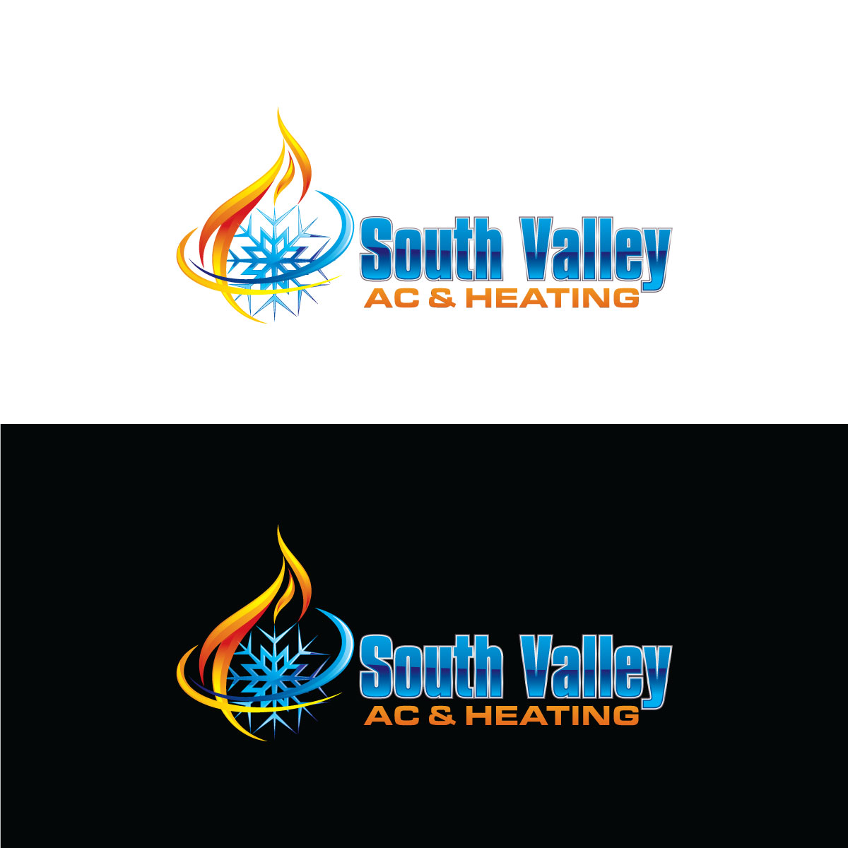 Logo Design by prodesigns99 for South Valley AC & Heating  | Design #33017702