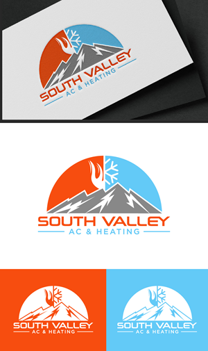 Logo Design by fly  design for South Valley AC & Heating  | Design: #33006178