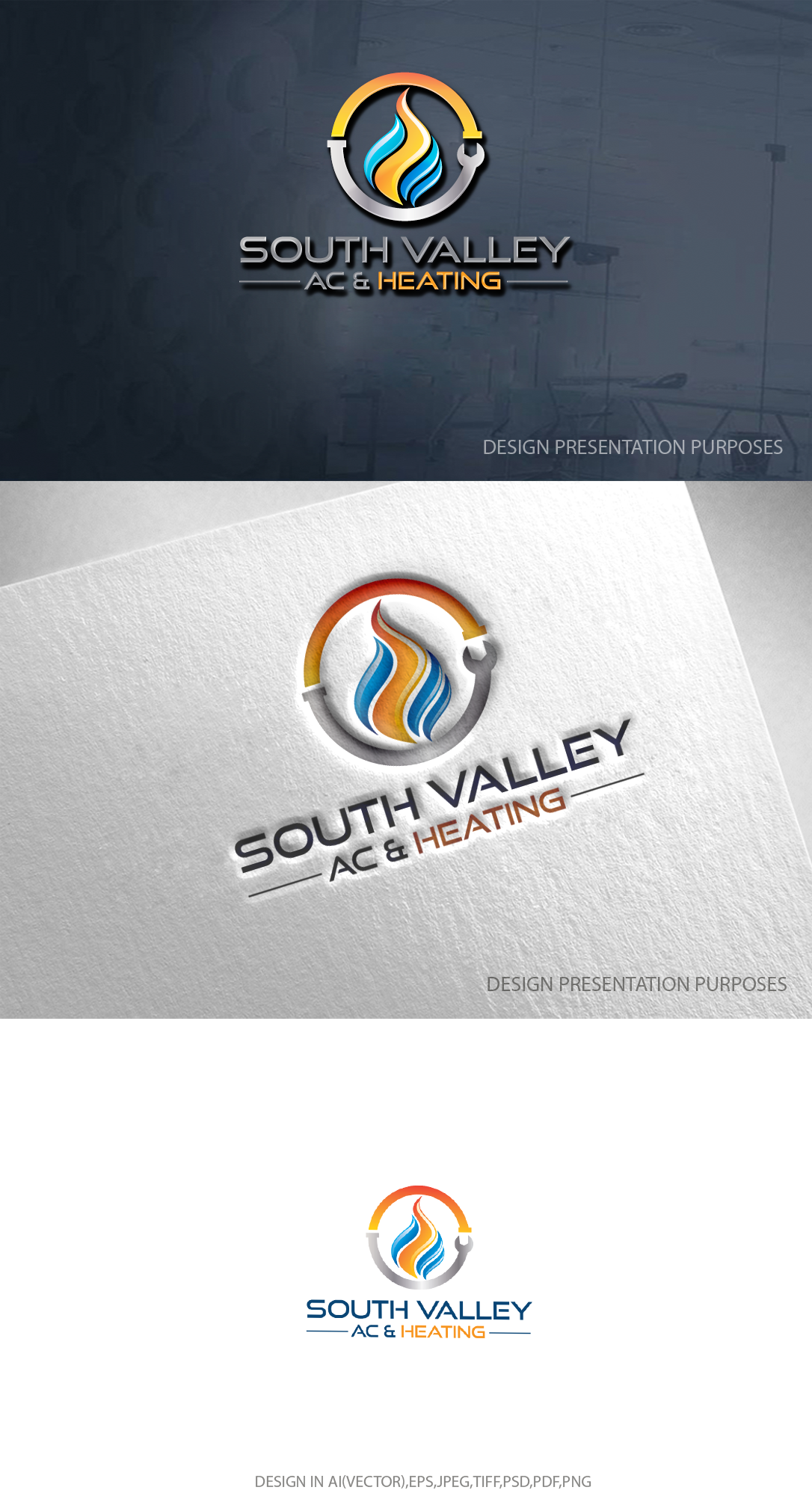 Design de Logo par zebronicgraphic pour South Valley AC & Heating  | Design #33004836