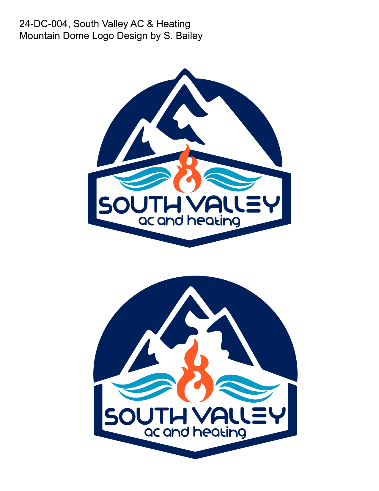 Diseño de Logo por SBailey para South Valley AC & Heating  | Diseño #33025220