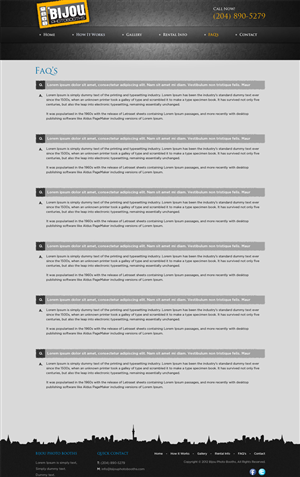 Diseño Web por Mayank Patel para este proyecto | Diseño: #779481