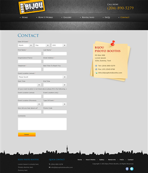 Diseño Web por Mayank Patel para este proyecto | Diseño: #779489