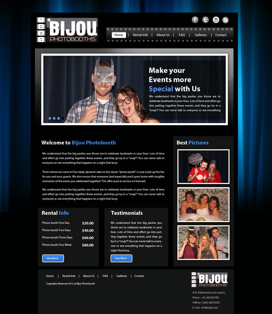 Web Design by pb for this project | Design #759638