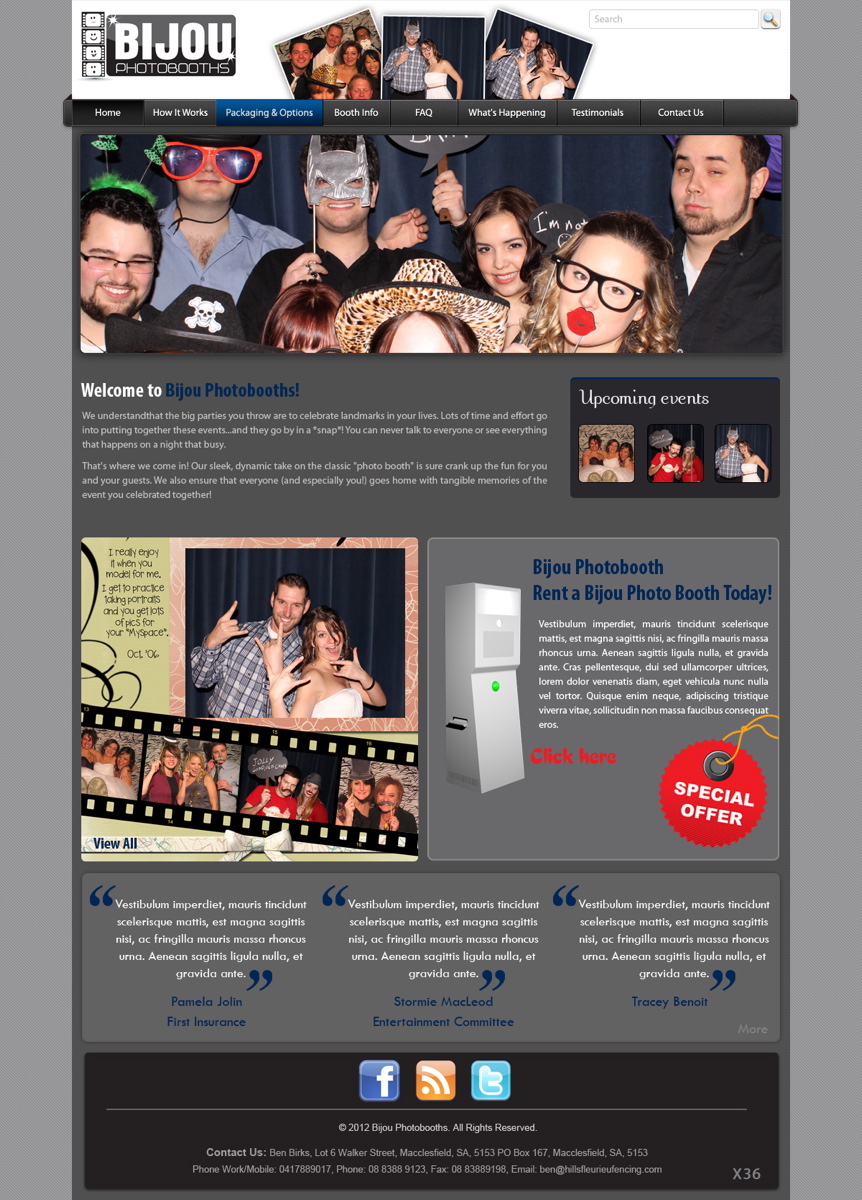 Web Design by pb for this project | Design #762887