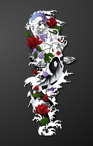 Tattoo Design by Zarina Tama for Marko's Bananaland | Design: #33064152