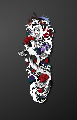 Tattoo Design by Zarina Tama for Marko's Bananaland | Design: #33078338