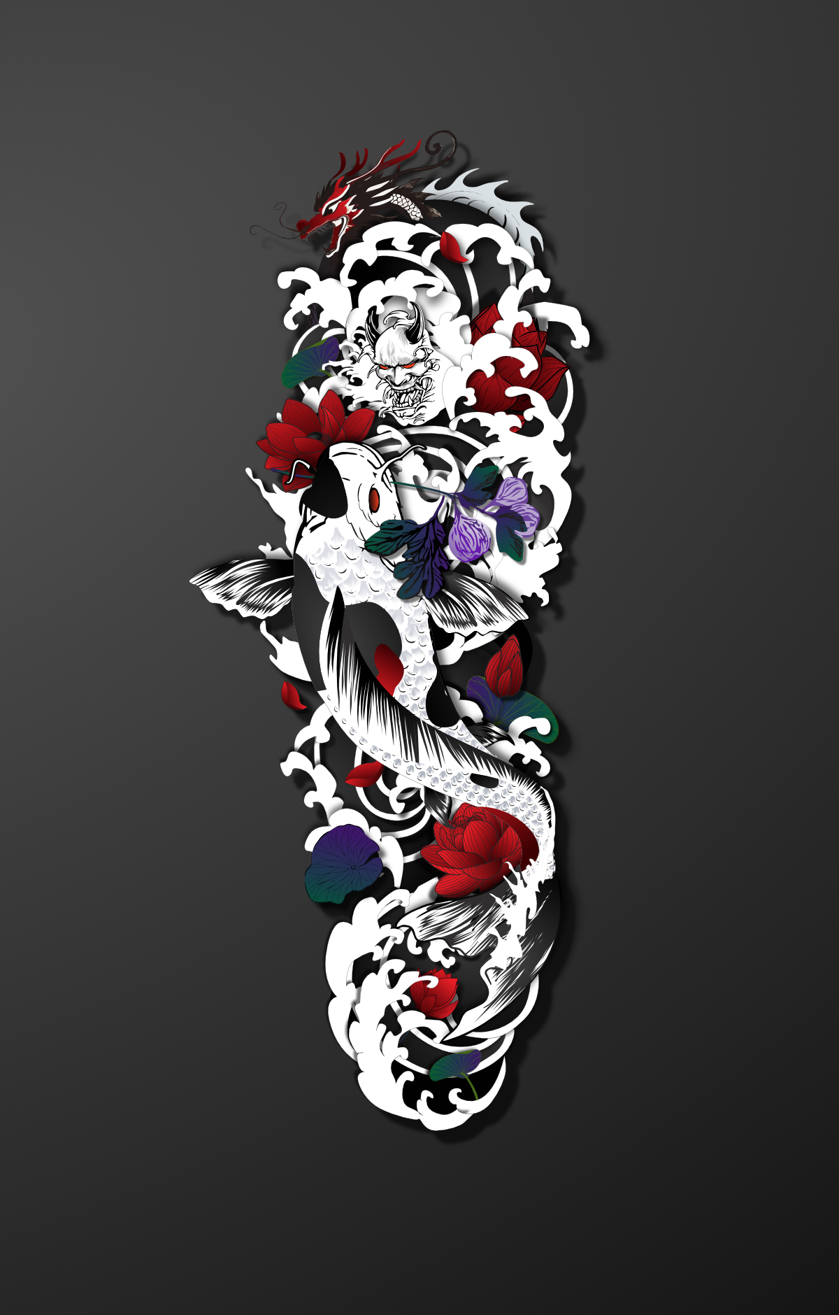 Tattoo Design by Zarina Tama for Marko's Bananaland | Design #33078360