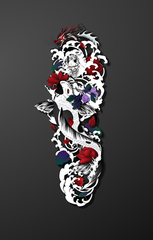Tattoo Design by Zarina Tama for Marko's Bananaland | Design #33078360