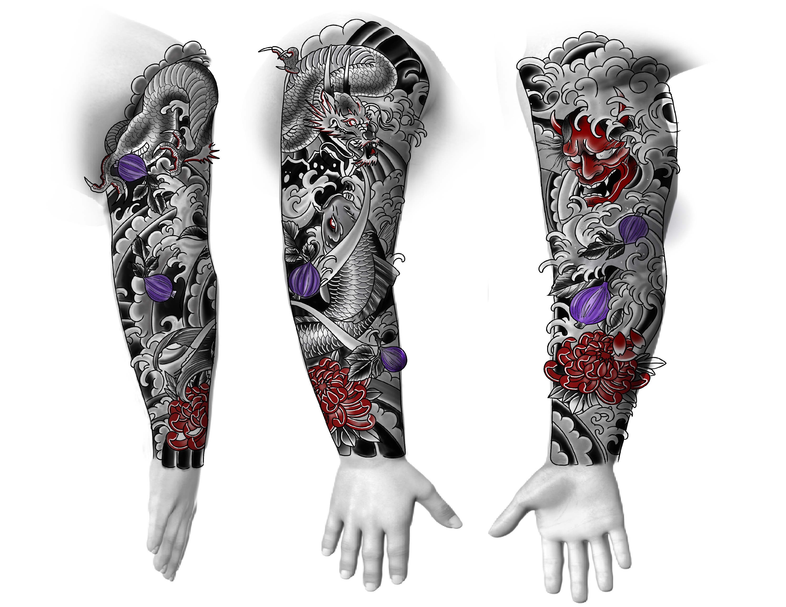 Tattoo Design by Kasey Smith for Marko's Bananaland | Design #33102041