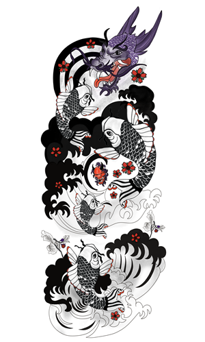 Tattoo Design by Sibylla for Marko's Bananaland | Design: #33055412