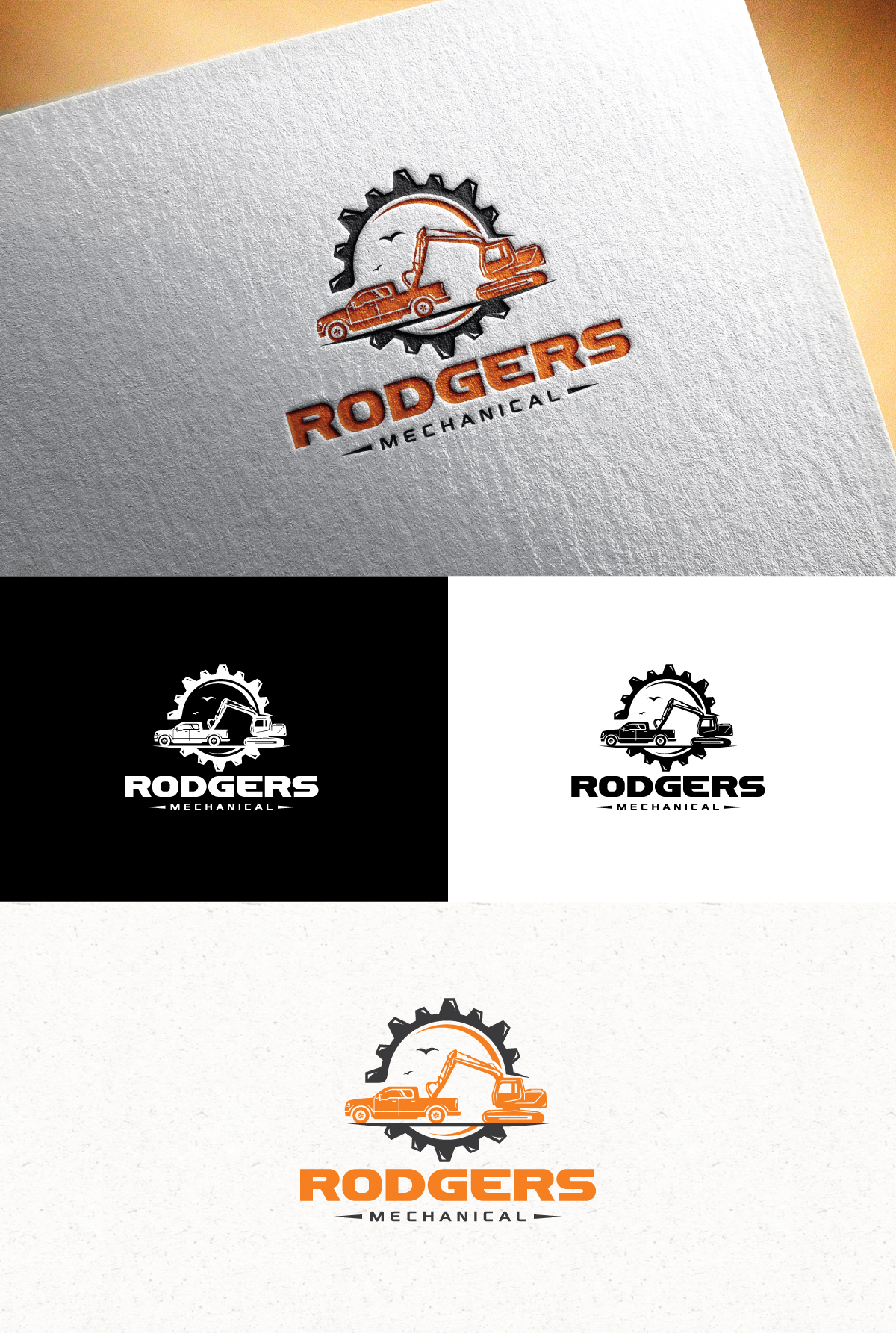 Logo Design by Logo Stock for Rodgers Mechanical | Design #33008970