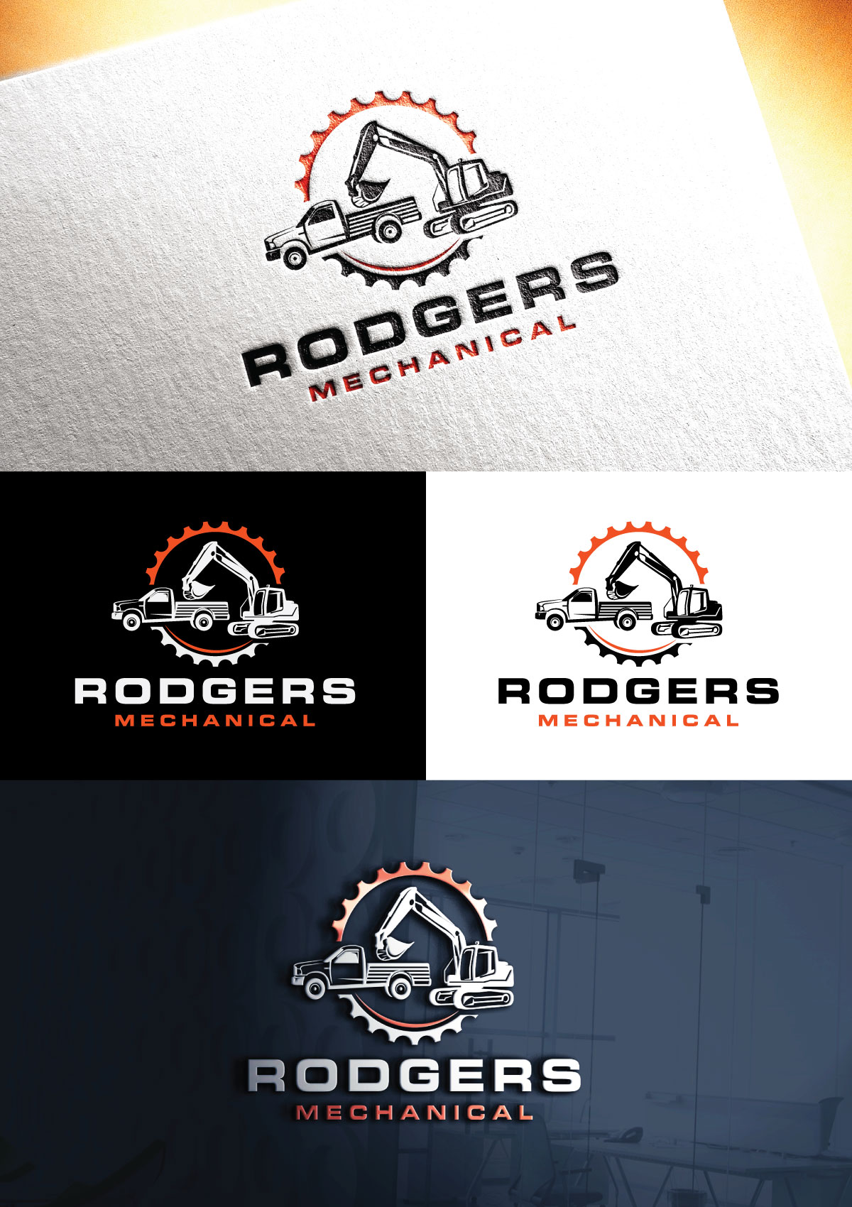 Logo Design by Dot Design 3 for Rodgers Mechanical | Design #33041588