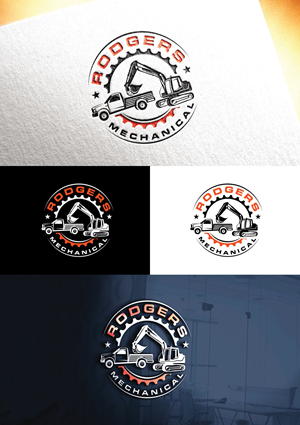 Logo Design by Dot Design 3 for Rodgers Mechanical | Design: #33041589