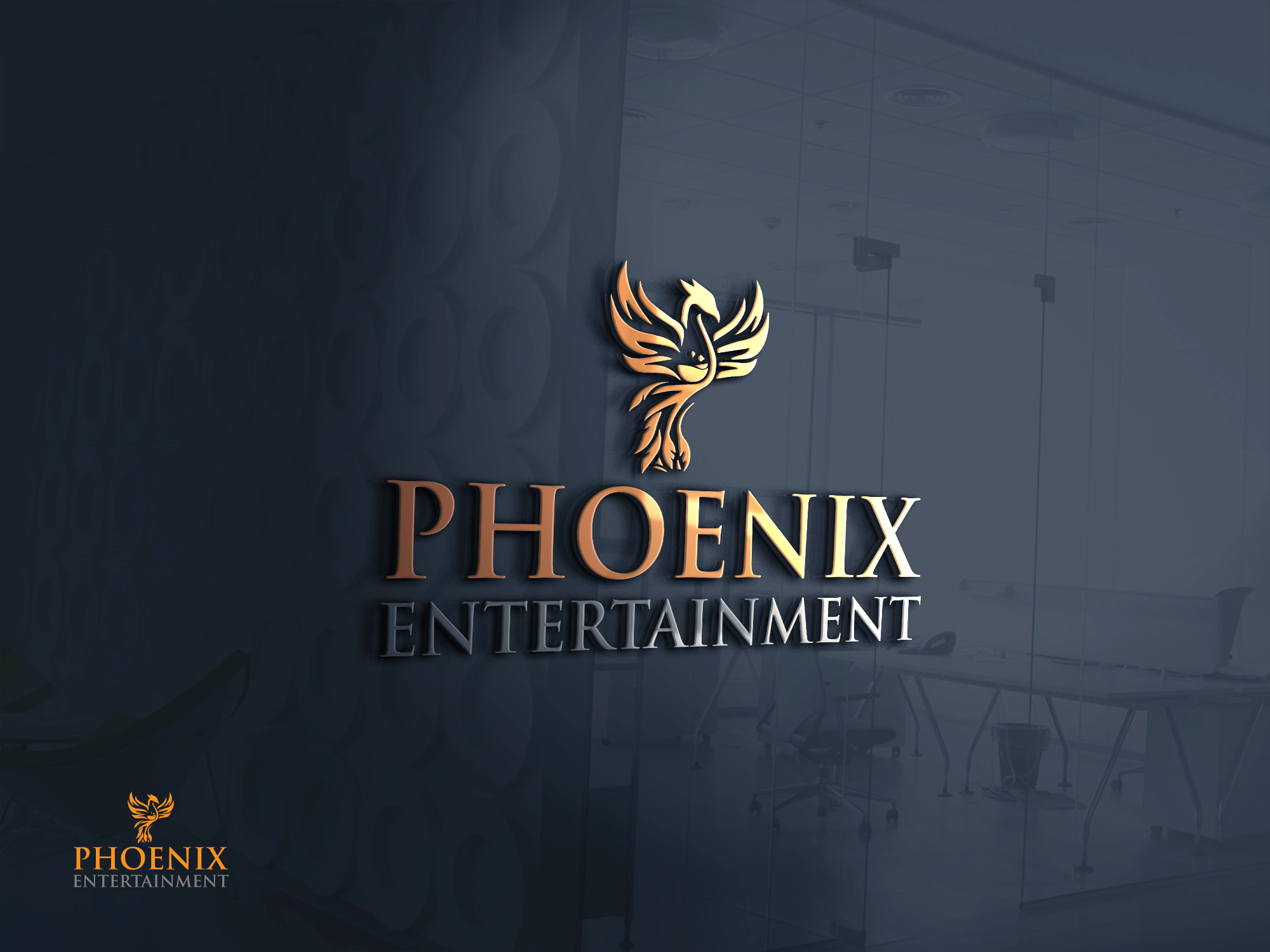Logo Design by mekail for Phoenix Ent | Design #33017571