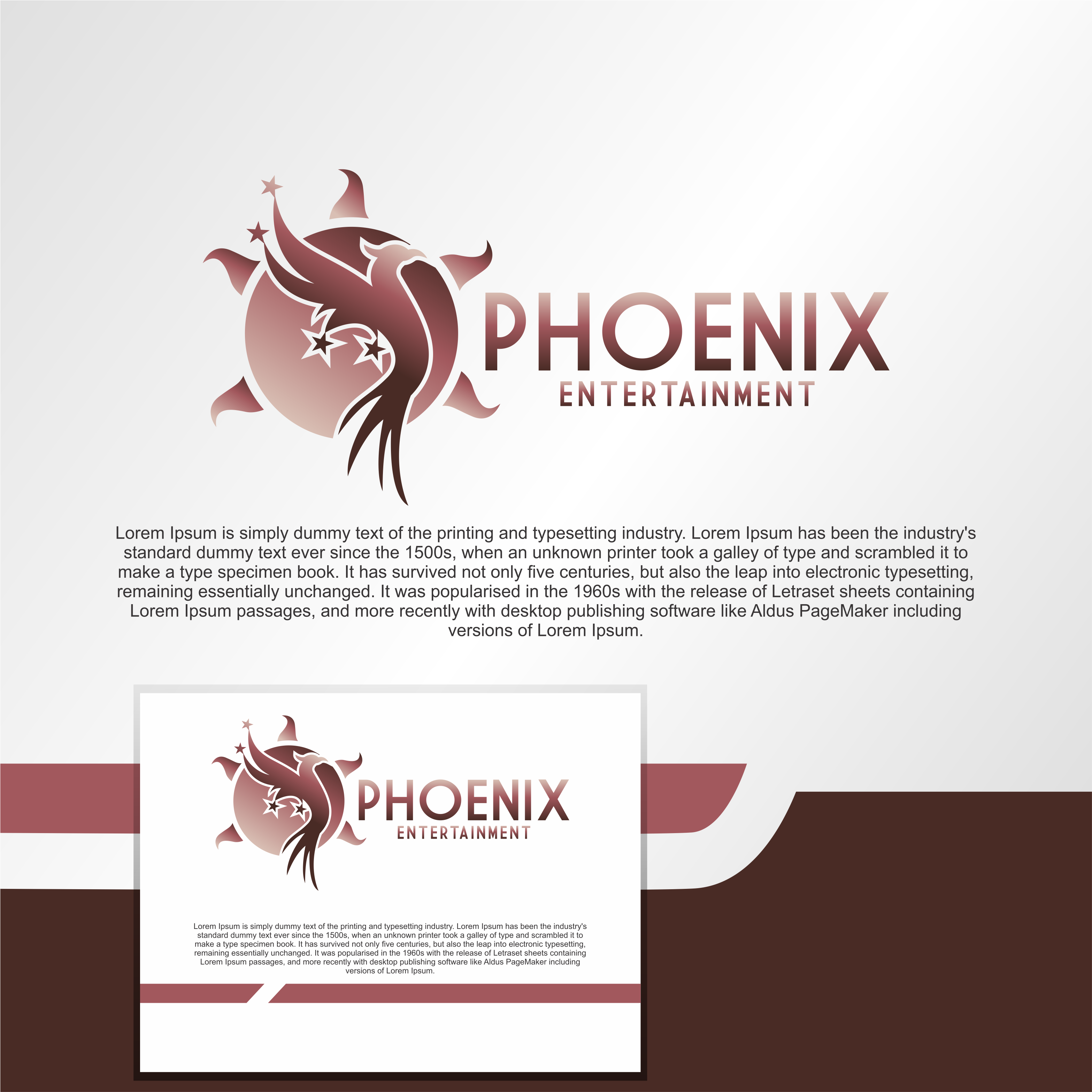 Diseño de Logo por diego costa para Phoenix Ent | Diseño #33026662
