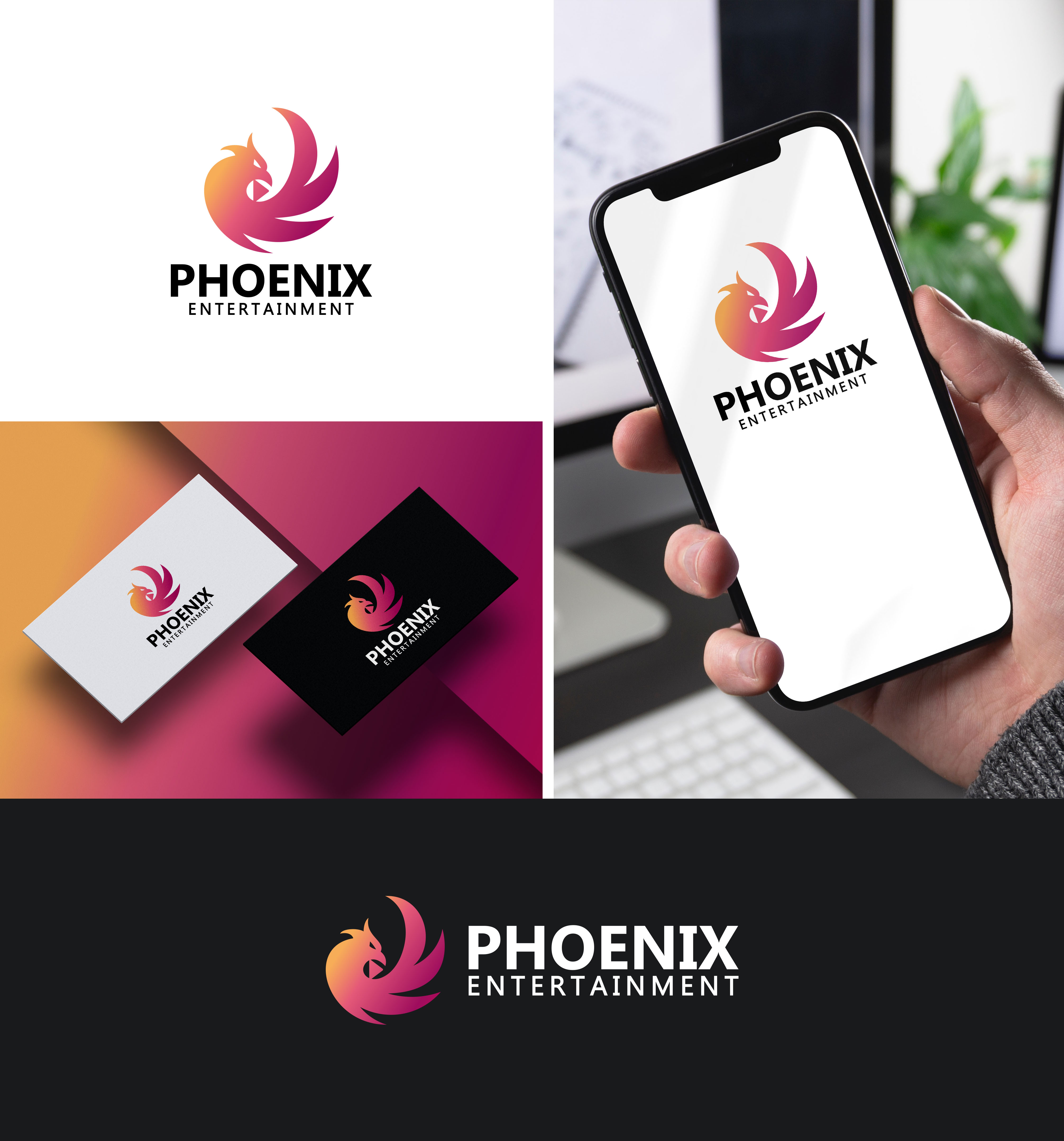 Logo Design by aexo for Phoenix Ent | Design #33012970