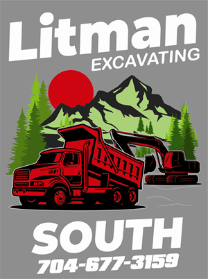 Litman Excavating- Tshirt Design for Heavy Civil Construction