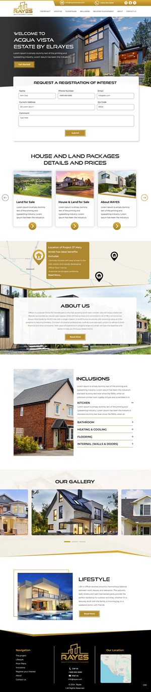Web Design by pb for Rayes Pty Ltd | Design: #33017211