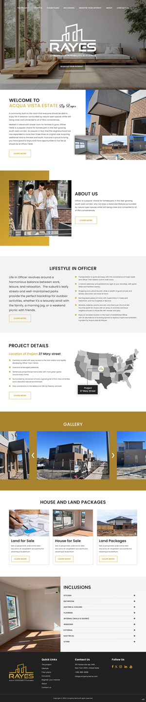 Web Design by pb for Rayes Pty Ltd | Design: #33017239