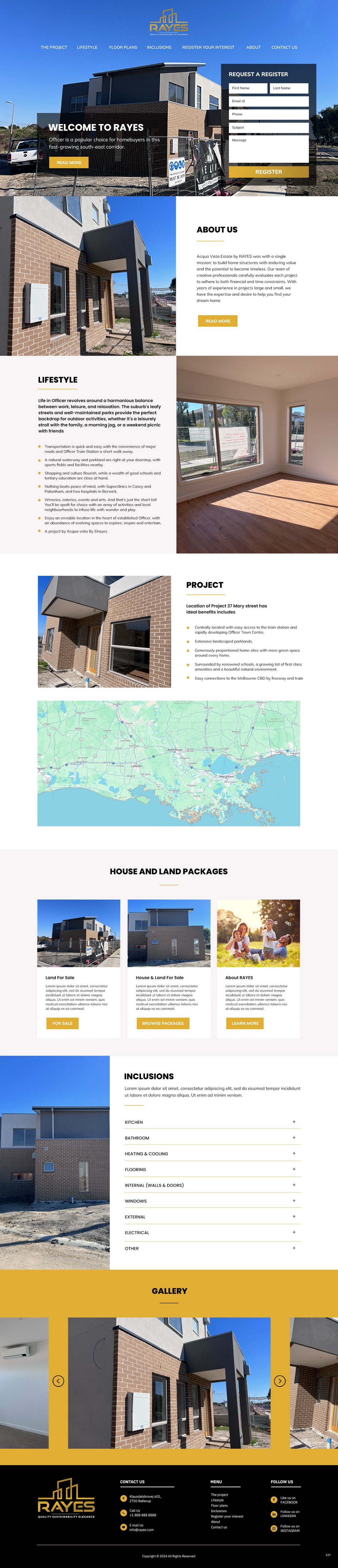 Web Design by pb for Rayes Pty Ltd | Design #33017240