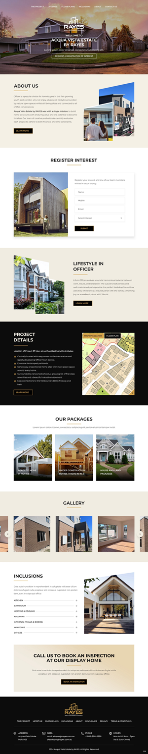 Diseño Web por pb para Rayes Pty Ltd | Diseño: #33071258