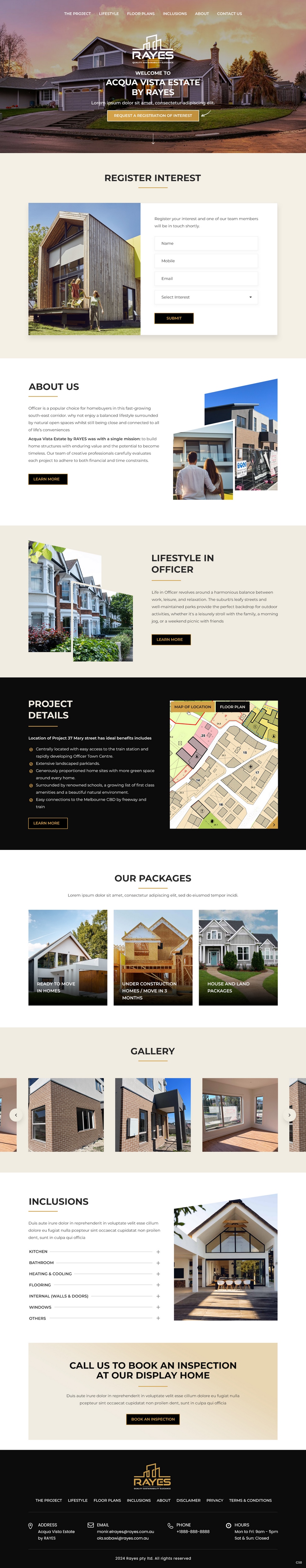 Web Design by pb for Rayes Pty Ltd | Design #33117414