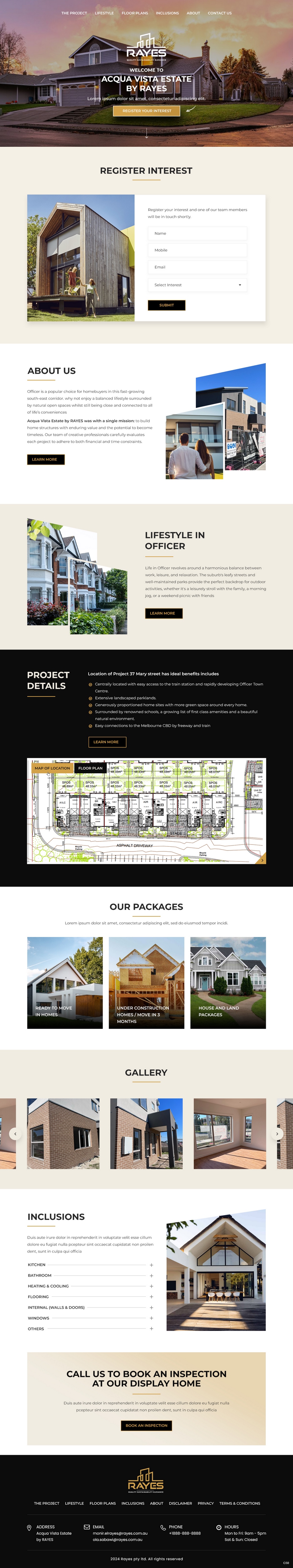 Web Design by pb for Rayes Pty Ltd | Design #33131490